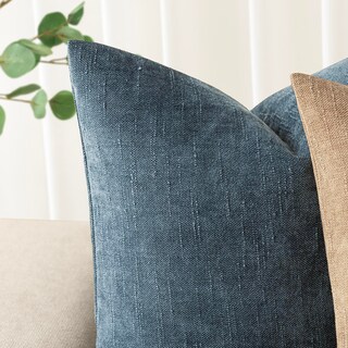 Foto 4 | Funda De Almohada Foindtower De Felpilla Texturizada, 30 X 50 Cm, Azul (paquete De 2) - Venta Internacional.