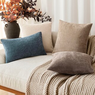 Foto 7 | Funda De Almohada Foindtower De Felpilla Texturizada, 30 X 50 Cm, Azul (paquete De 2) - Venta Internacional.
