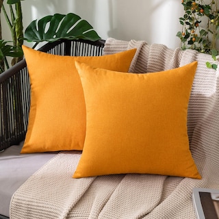 Foto 1 | Fundas De Almohada Miulee Impermeables De Lino Sintético De 40 X 40 Cm, Paquete De 2 - Venta Internacional.