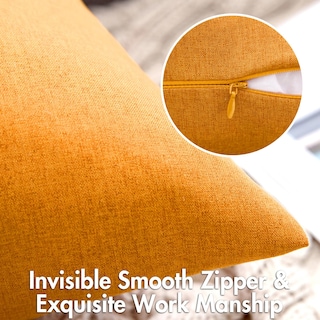 Foto 3 | Fundas De Almohada Miulee Impermeables De Lino Sintético De 40 X 40 Cm, Paquete De 2 - Venta Internacional.