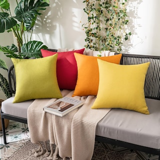 Foto 4 | Fundas De Almohada Miulee Impermeables De Lino Sintético De 40 X 40 Cm, Paquete De 2 - Venta Internacional.