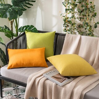 Foto 5 | Fundas De Almohada Miulee Impermeables De Lino Sintético De 40 X 40 Cm, Paquete De 2 - Venta Internacional.