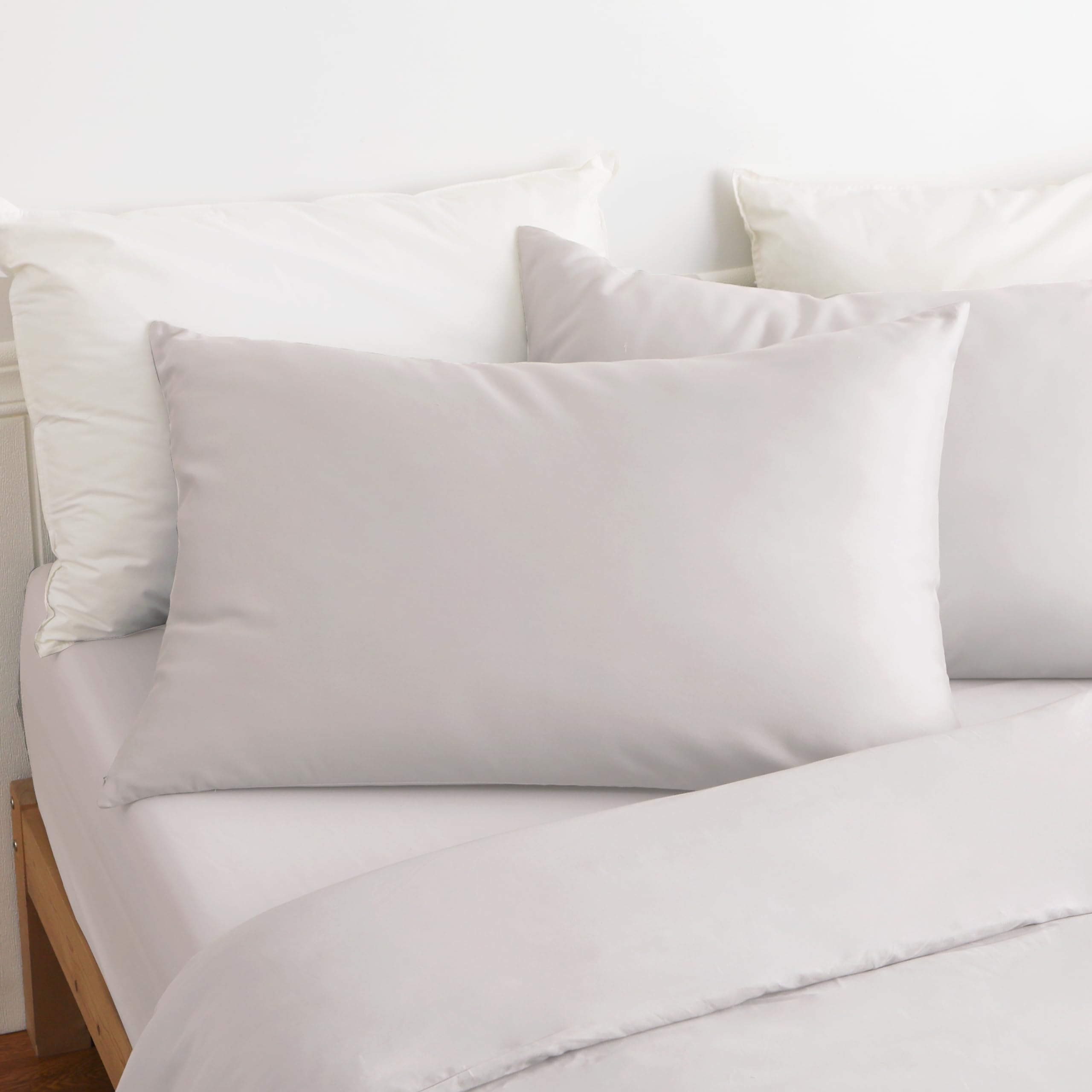 Foto 4 | Protectores De Almohada Shunjie.home, 100% Algodón, Satén De 600 Hilos, Paquete De 4 Unidades - Venta Internacional.