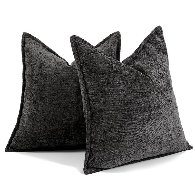 Foto 8 pulgar | Fundas De Cojín Dezene, 2 Unidades, De Felpilla, Color Negro, 40 X 40 Cm - Venta Internacional.