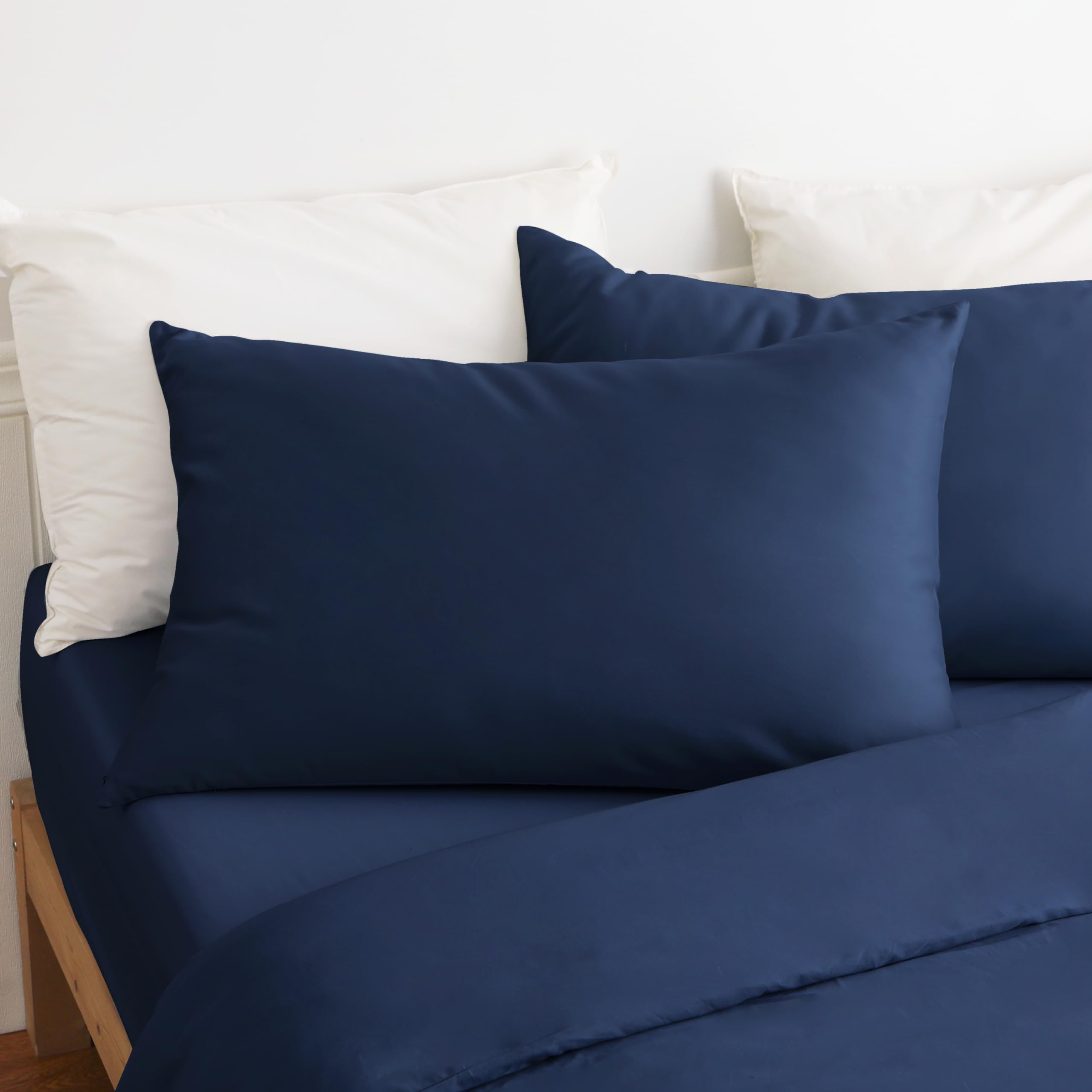 Foto 5 pulgar | Protectores De Almohada Shunjie.home, 100% Algodón, Satén De 600 Hilos, Paquete De 4 Unidades - Venta Internacional.