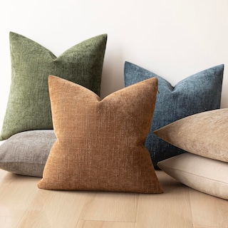 Foto 6 | Funda De Almohada Foindtower De Felpilla Texturizada, 30 X 50 Cm, Color Verde Oscuro - Venta Internacional.