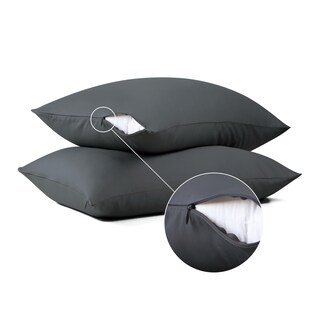 Foto 1 | Protectores De Almohada Shunjie.home, 100% Algodón, Satén De 600 Hilos, Paquete De 4 Unidades - Venta Internacional.