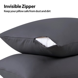 Foto 2 | Protectores De Almohada Shunjie.home, 100% Algodón, Satén De 600 Hilos, Paquete De 4 Unidades - Venta Internacional.