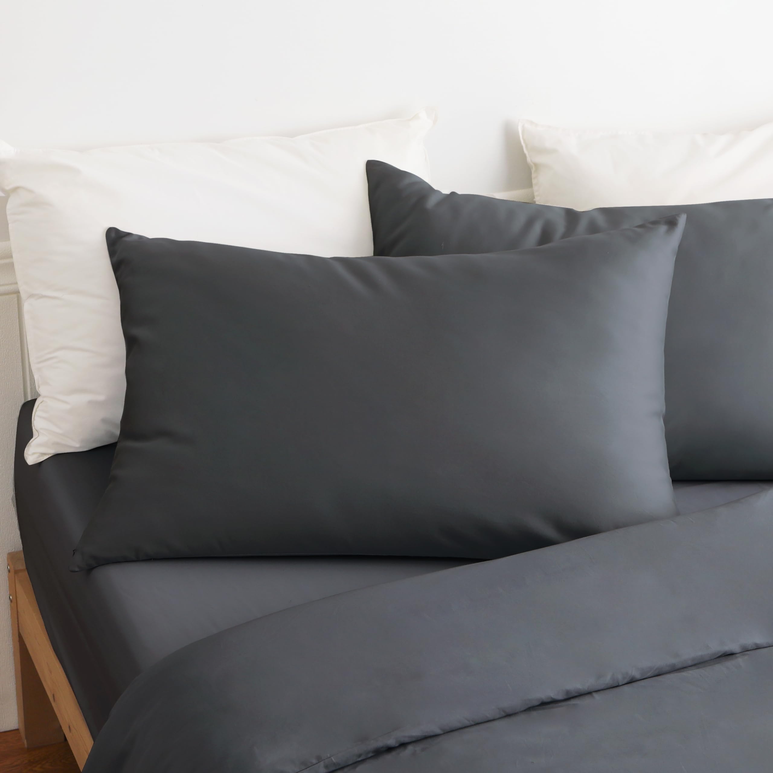 Foto 5 pulgar | Protectores De Almohada Shunjie.home, 100% Algodón, Satén De 600 Hilos, Paquete De 4 Unidades - Venta Internacional.