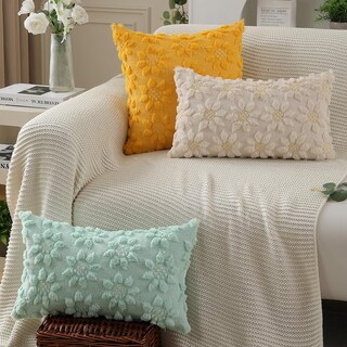 Foto 5 | Fundas De Almohada Dfxsz Para Primavera Y Verano, 30 X 50 Cm, Juego De 2 Flores Amarillas - Venta Internacional.