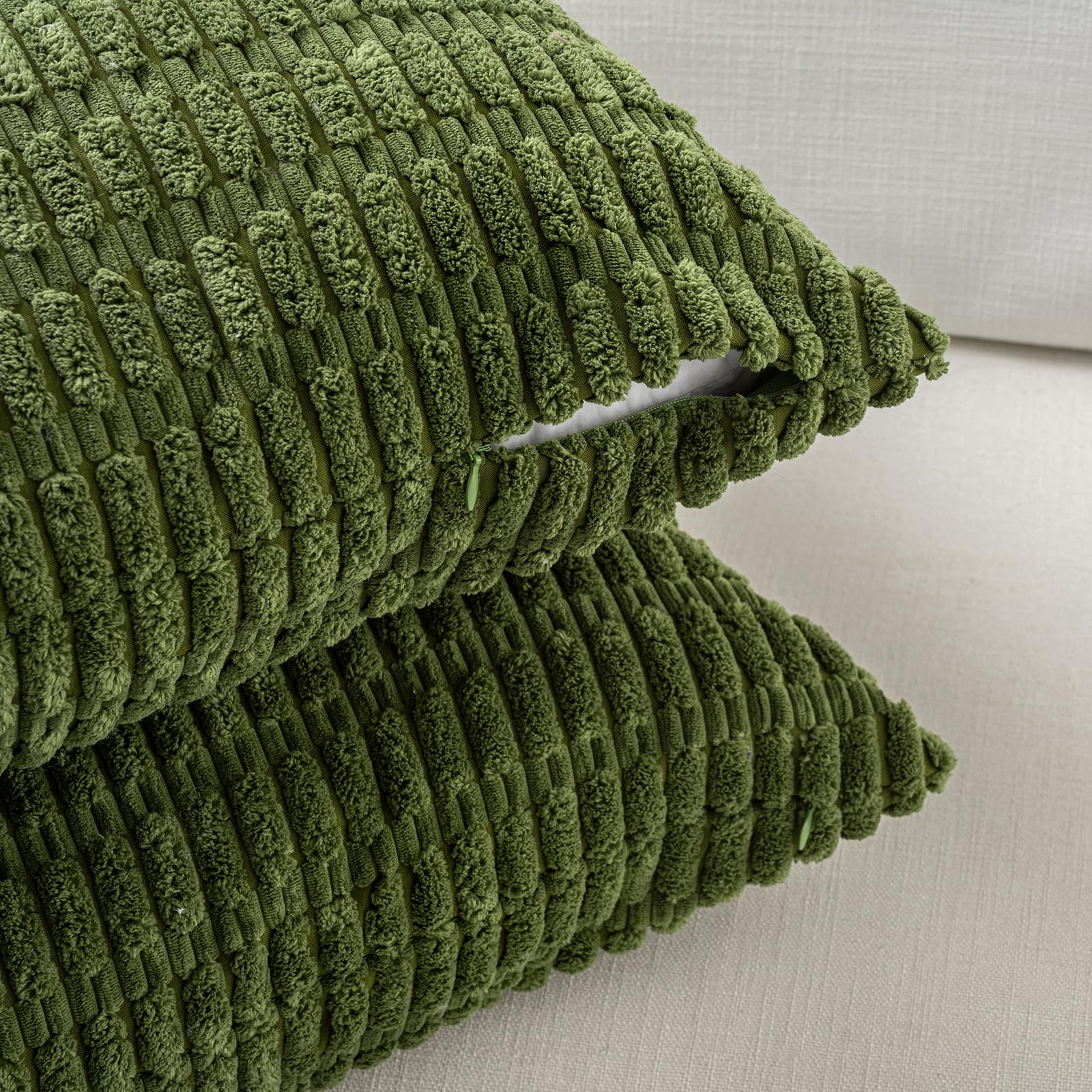 Foto 4 pulgar | Juego De 4 Fundas De Cojín Fancy Homi Green Spring De 30 Cm - Venta Internacional.