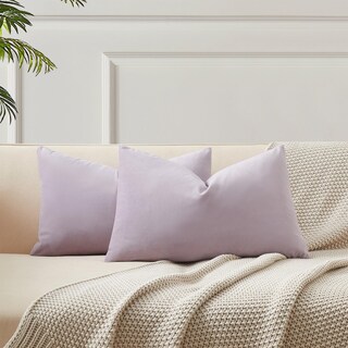 Foto 1 | Fundas De Cojín Juspurbet, Terciopelo Lumbar, Color Lila, 40 X 60 Cm - Venta Internacional.
