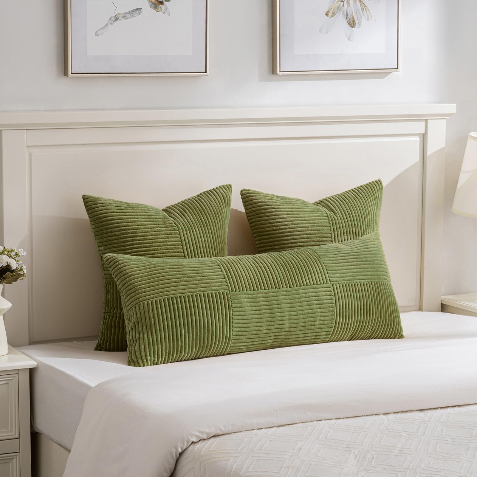 Foto 5 | Fundas De Cojín Decorativas Fancy Homi, Color Verde Musgo, 50 X 50 Cm - Venta Internacional.