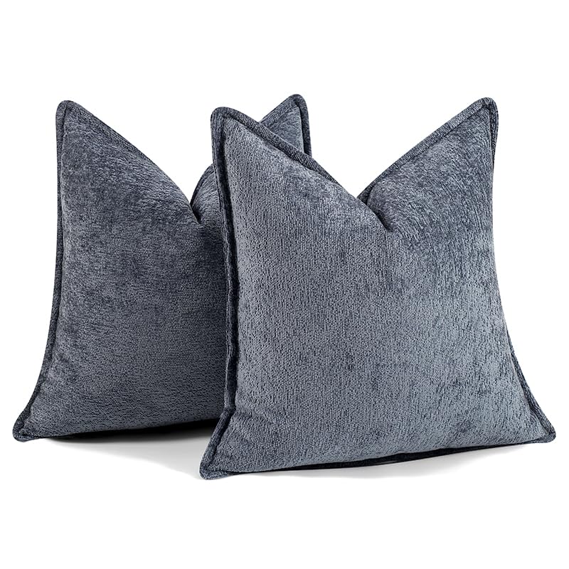 Foto 8 pulgar | Fundas De Cojín Decorativas Dezene, Color Azul Marino, 40 X 40 Cm, Paquete De 2 - Venta Internacional.