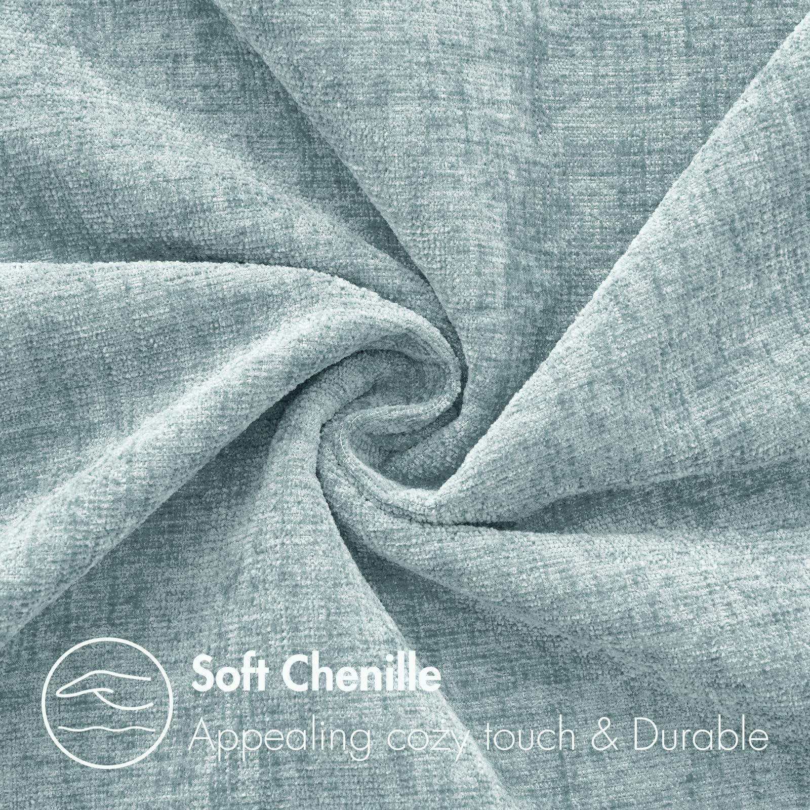 Foto 3 pulgar | Fundas De Almohada Miulee De Felpilla Azul Claro, 40 X 40 Cm, Paquete De 2 - Venta Internacional.
