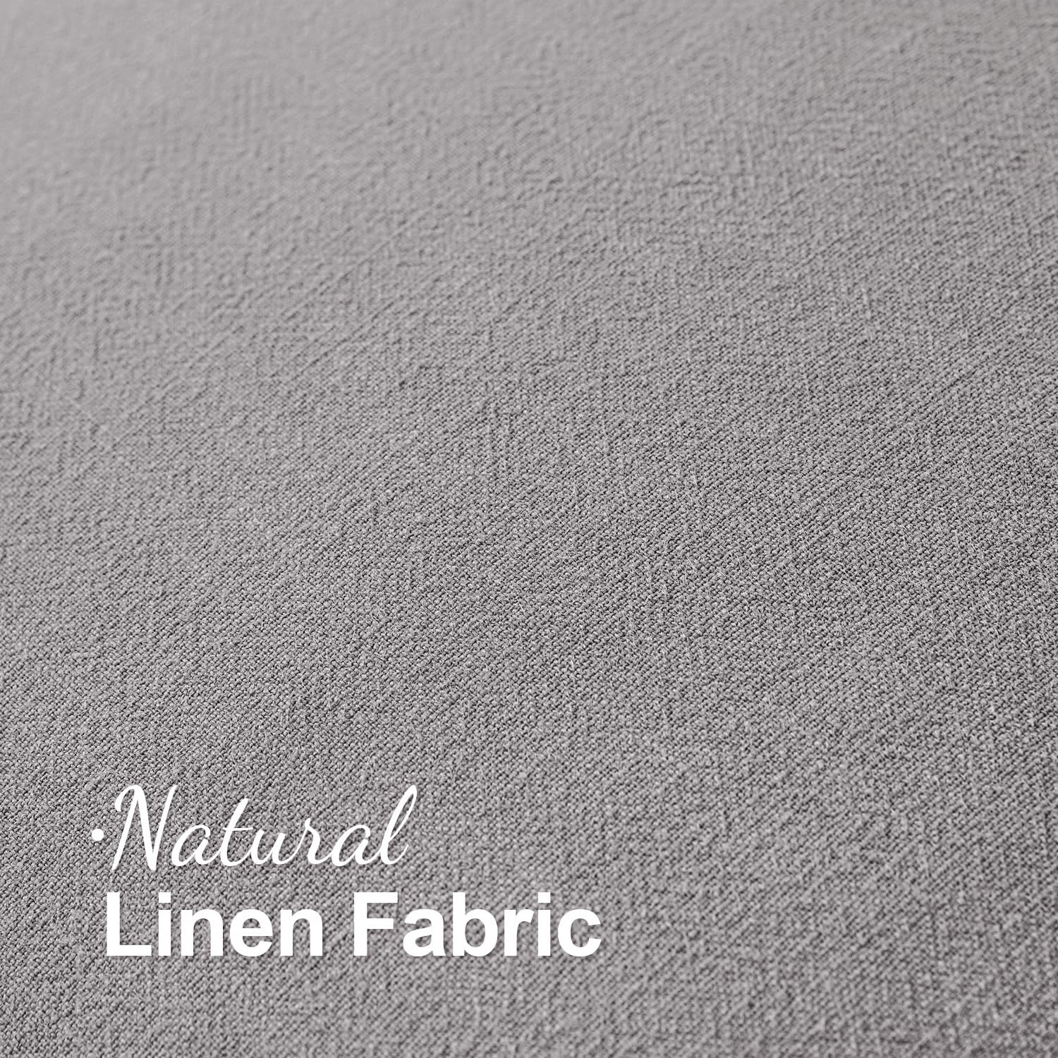 Foto 4 | Fundas De Cojín Miulee De Lino Con Flecos, 45 X 45 Cm, Color Gris Claro - Venta Internacional.