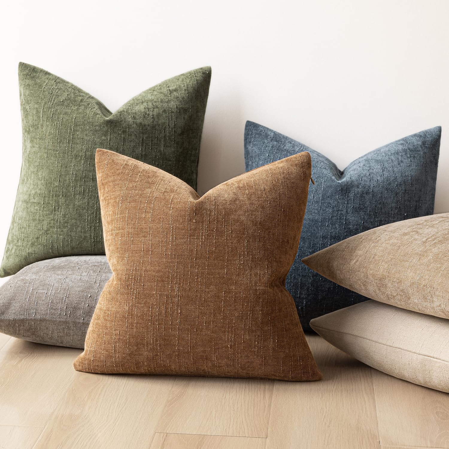 Foto 7 pulgar | Fundas De Almohada Foindtower De Felpilla Con Textura Suave, 50 X 50 Cm, Paquete De 2 - Venta Internacional.