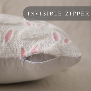 Foto 2 | Fundas De Almohada Dfxsz Para Pascua, 50 X 50 Cm, Juego De 2 Conejos Rosados Y Blancos - Venta Internacional.