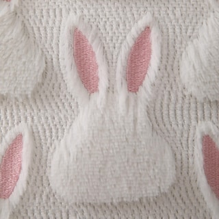 Foto 4 | Fundas De Almohada Dfxsz Para Pascua, 50 X 50 Cm, Juego De 2 Conejos Rosados Y Blancos - Venta Internacional.
