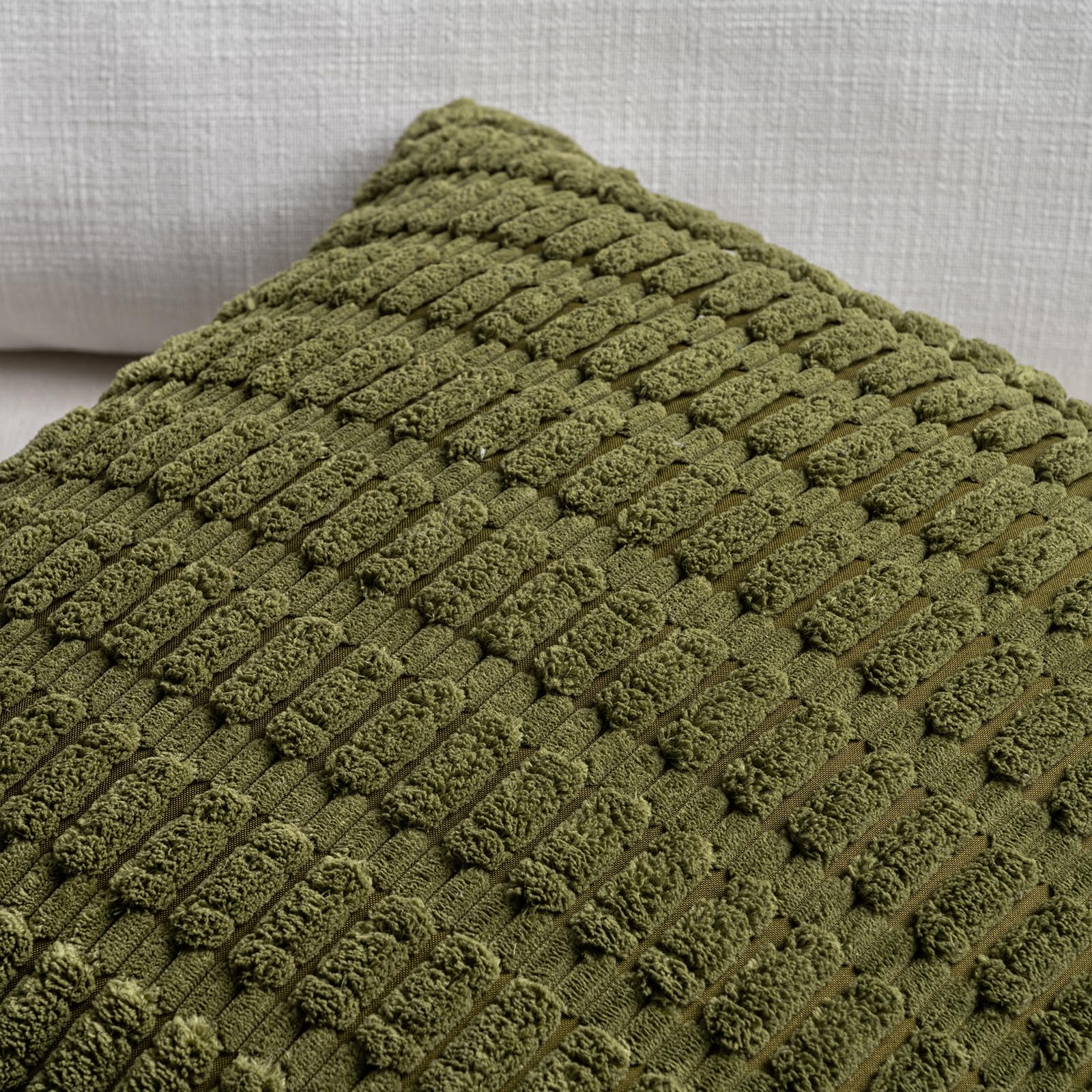 Foto 5 pulgar | Fundas De Cojín Fancy Homi Boho, Color Verde Musgo, 66 X 66 Cm, Paquete De 2 - Venta Internacional.