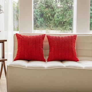 Foto 2 | Juego De 2 Fundas De Almohada Home Brilliant Red, 60 X 60 Cm, Decorativas - Venta Internacional.