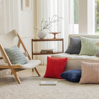 Foto 6 | Juego De 2 Fundas De Almohada Home Brilliant Red, 60 X 60 Cm, Decorativas - Venta Internacional.