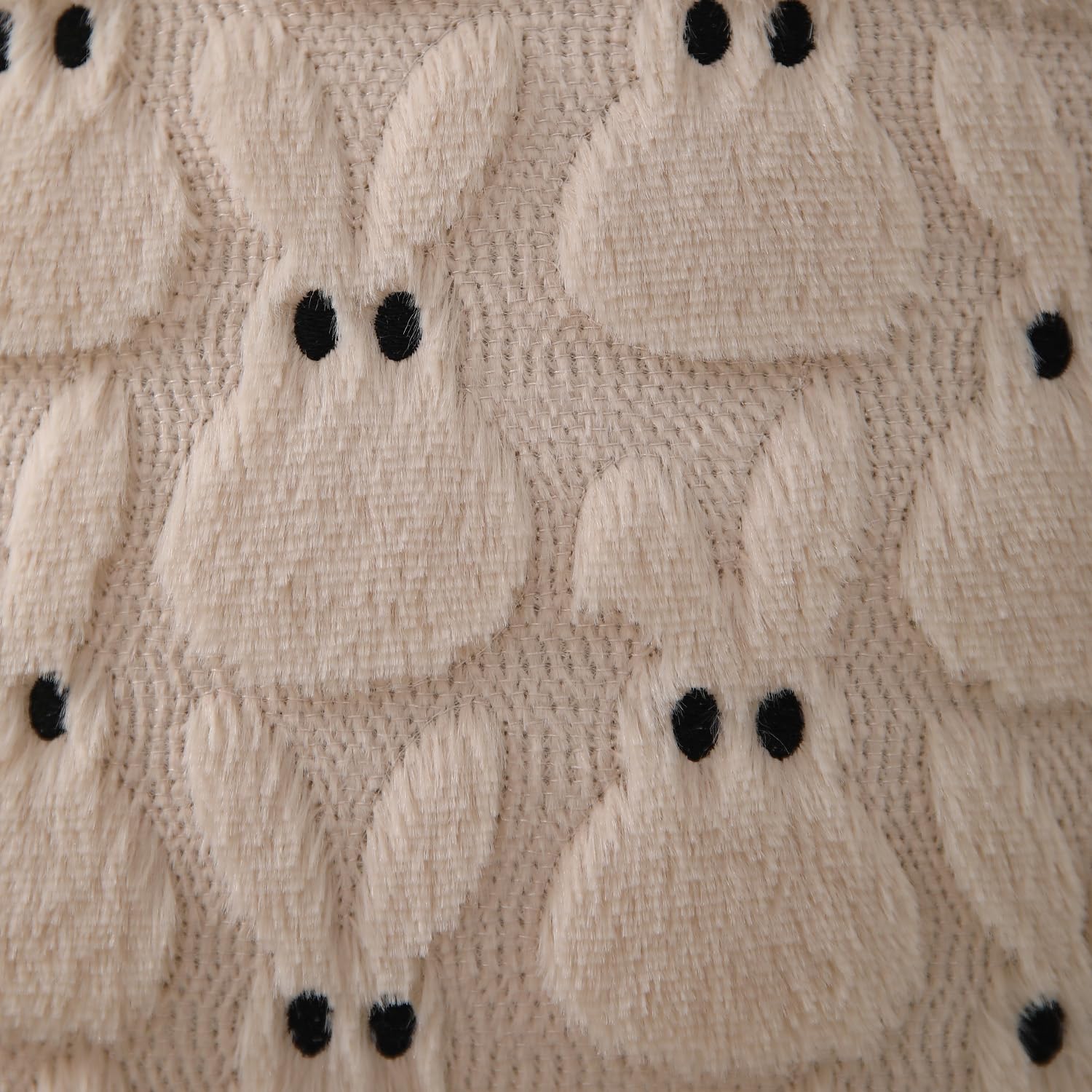 Foto 5 pulgar | Juego De 2 Fundas De Almohada Dfxsz Para Pascua, 50 X 50 Cm, Piel De Conejo De Color Beige - Venta Internacional.