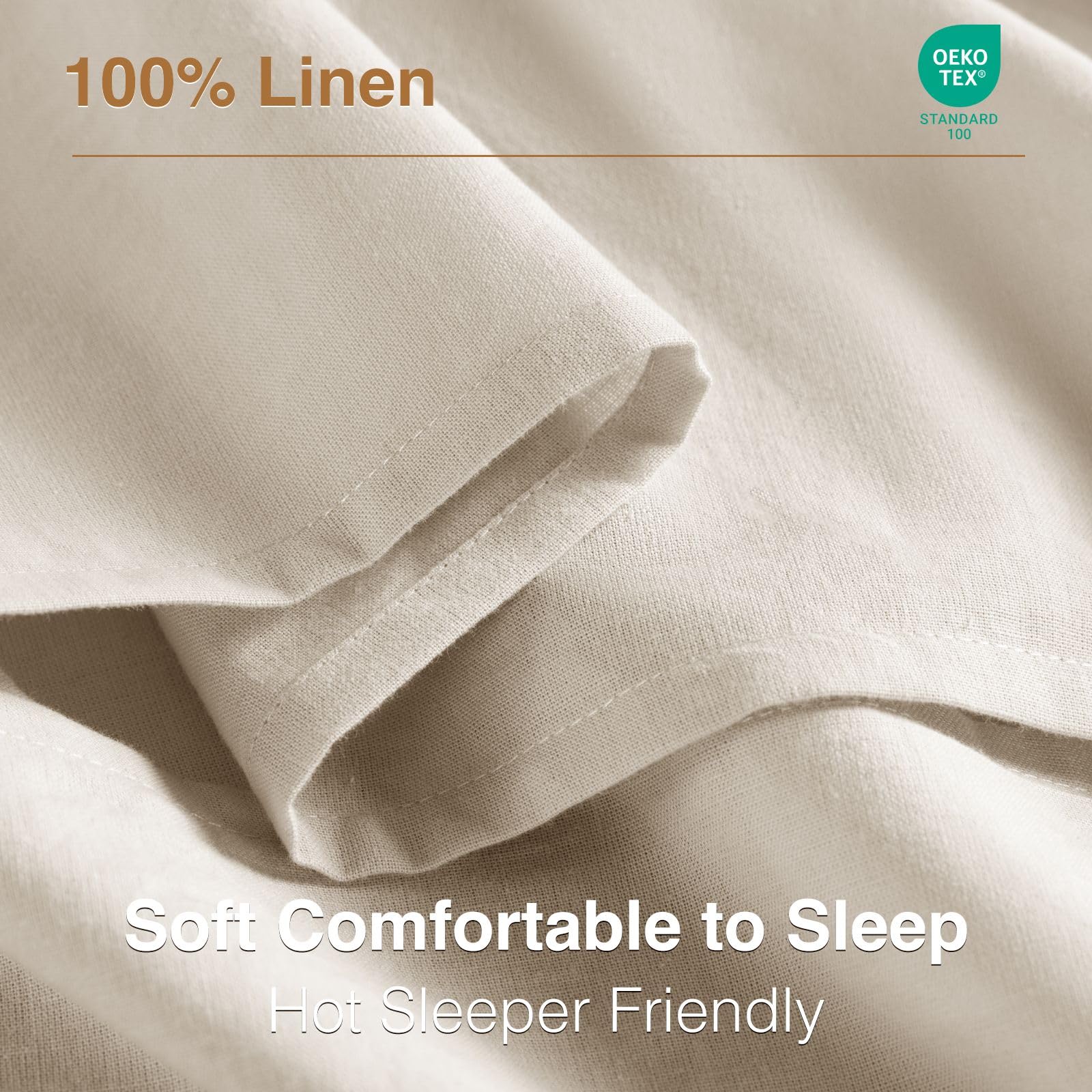 Foto 2 | Funda De Almohada Sonoro Kate 100% Lino Francés 26 X 26, Paquete De 2 - Venta Internacional.