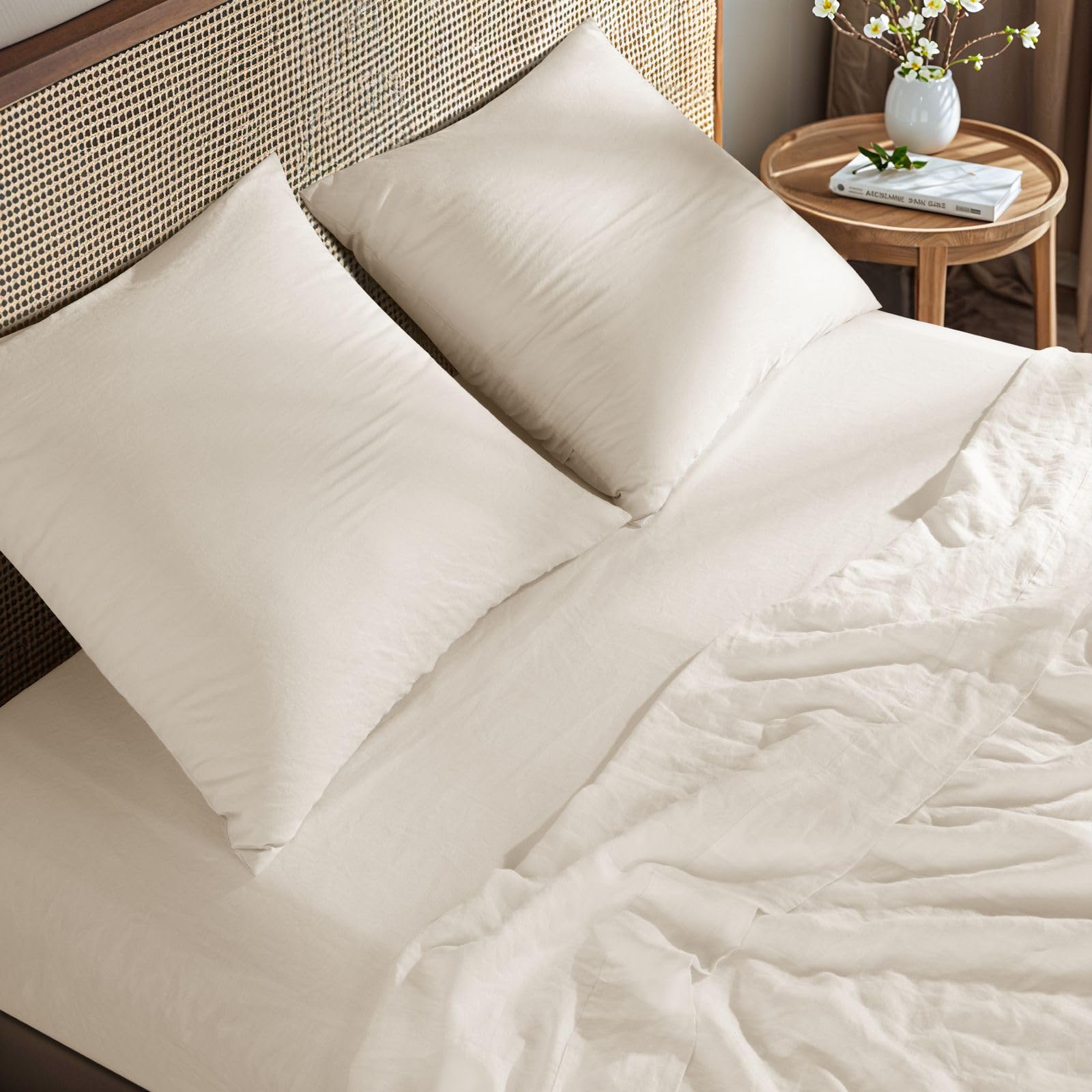 Foto 6 | Funda De Almohada Sonoro Kate 100% Lino Francés 26 X 26, Paquete De 2 - Venta Internacional.