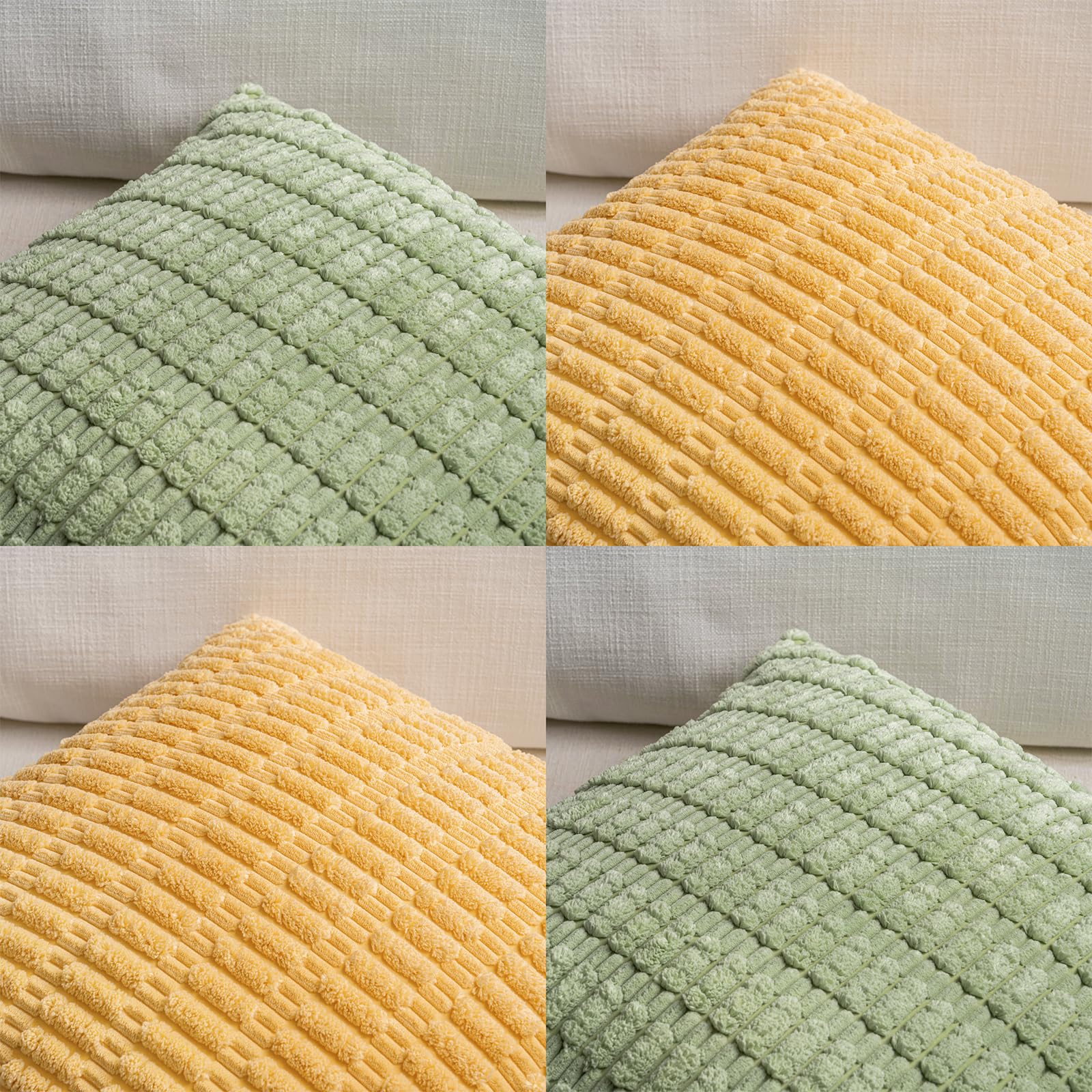 Foto 5 pulgar | Juego De 4 Fundas De Cojín Fancy Homi Spring Boho De 55 X 55 Cm - Venta Internacional.
