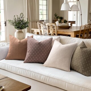 Foto 4 | Fundas De Almohada Miulee Decorativas De Lino De Arpillera De 50 X 50 Cm, Paquete De 2 - Venta Internacional.