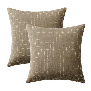 Foto 7 | Fundas De Almohada Miulee Decorativas De Lino De Arpillera De 50 X 50 Cm, Paquete De 2 - Venta Internacional.