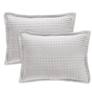 Foto 1 | Fundas De Almohada Phf Con Volantes Tipo Gofre, 100% Algodón, Estándar, Paquete De 2 - Venta Internacional.
