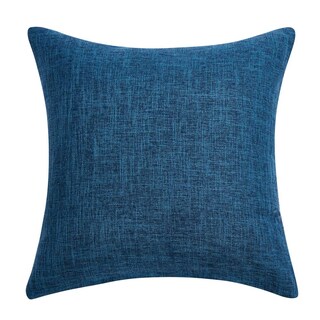 Foto 2 | Fundas De Almohada Anickal De Lino Rústico Azul Oscuro, 45 X 45 Cm, Juego De 2 - Venta Internacional.