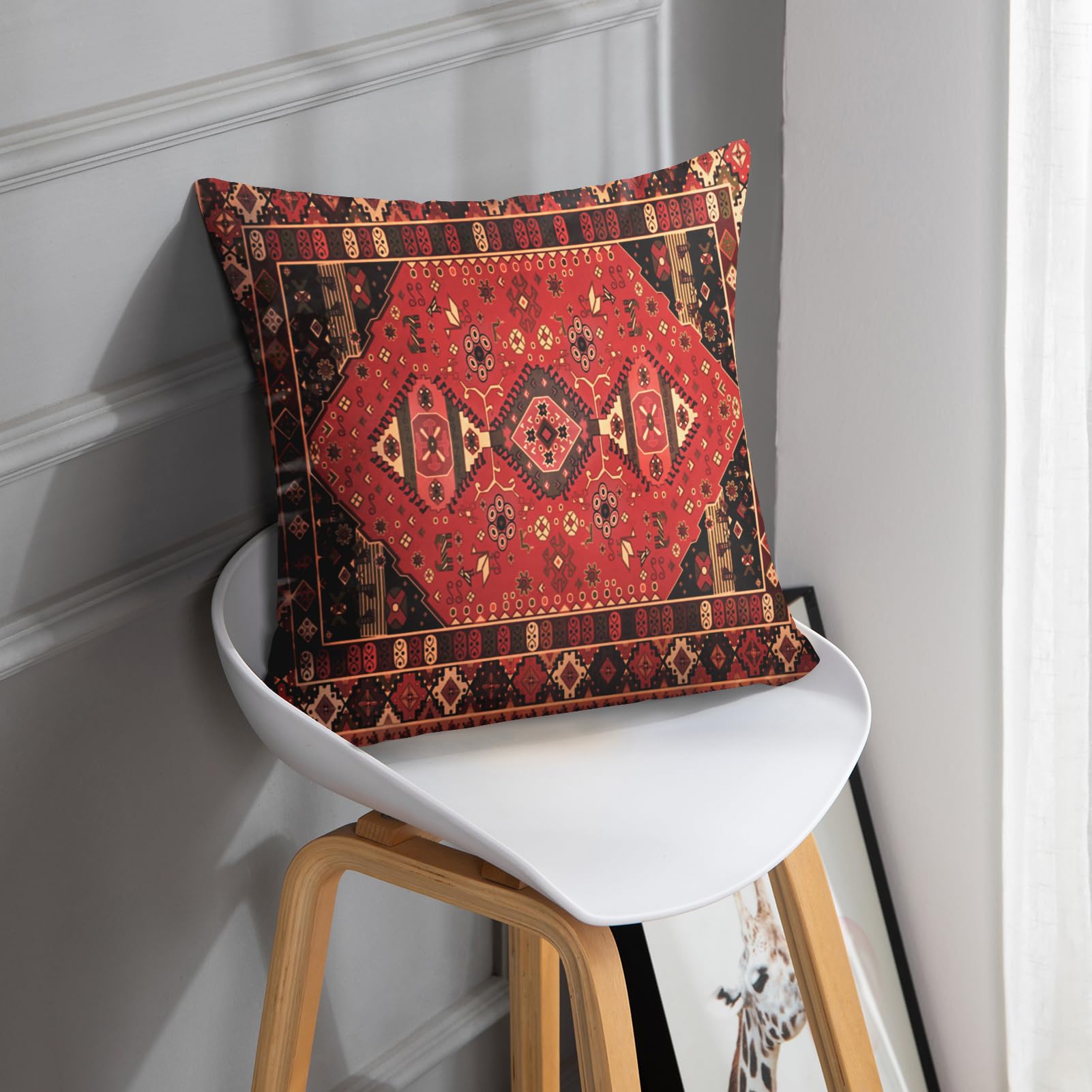 Foto 3 pulgar | Juego De 4 Fundas De Almohada Britimes Geometric Kilim Moroccan De 45 X 45 Cm - Venta Internacional.