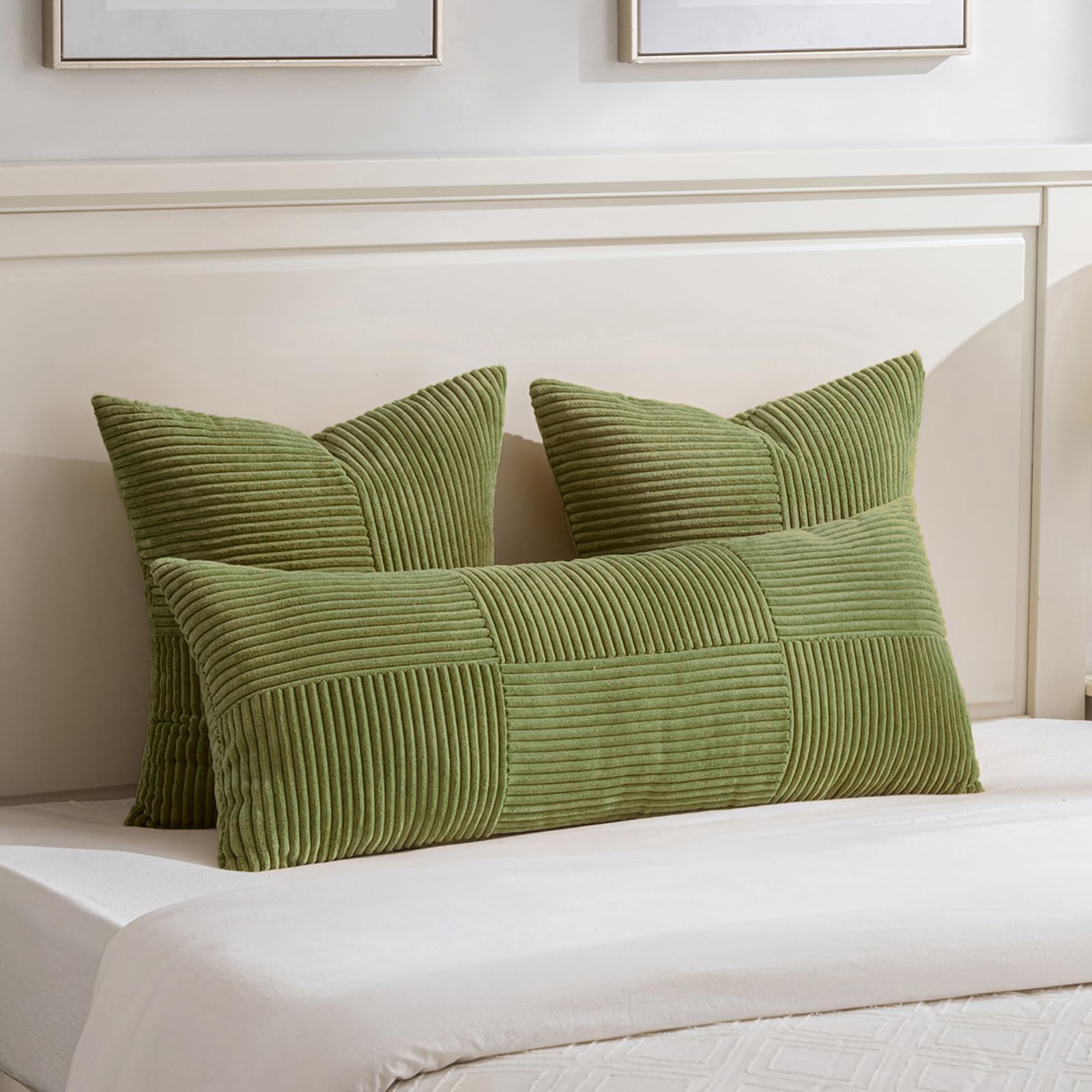 Foto 6 pulgar | Fundas De Cojín Fancy Homi, Color Verde Musgo, 60 X 60 Cm, Paquete De 2 - Venta Internacional.