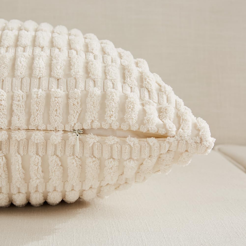 Foto 4 pulgar | Fundas De Almohada Fancy Homi Neutral Euro Decor, 71 X 71 Cm, Paquete De 4 - Venta Internacional.