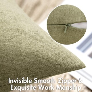 Foto 3 | Fundas De Almohada Miulee Decorativas Para Exteriores, Impermeables, 50 X 50 Cm, Paquete De 2 - Venta Internacional.