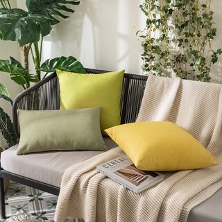 Foto 5 | Fundas De Almohada Miulee Decorativas Para Exteriores, Impermeables, 50 X 50 Cm, Paquete De 2 - Venta Internacional.