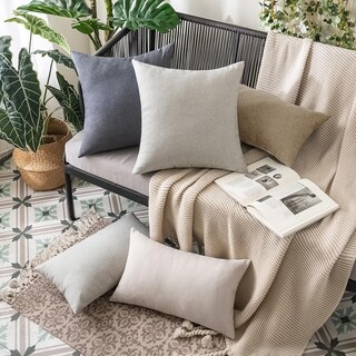 Foto 5 | Fundas De Almohada Miulee Decorativas Para Exteriores, Impermeables, 50 X 50 Cm - Venta Internacional.