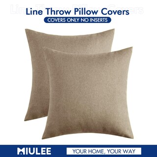 Foto 6 | Fundas De Almohada Miulee Decorativas Para Exteriores, Impermeables, 50 X 50 Cm - Venta Internacional.