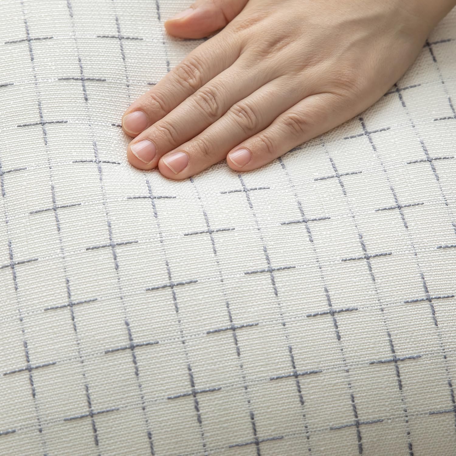 Foto 5 pulgar | Fundas De Almohada Mandioo De Lino De Arpillera, 30 X 50 Cm, Paquete De 2 Unidades, Color Blanco - Venta Internacional.