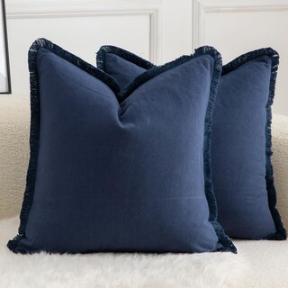 Foto 1 | Fundas De Cojín Mandioo De Algodón Neutro Con Flecos De 45 X 45 Cm, 2 Unidades - Venta Internacional.