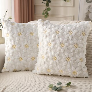 Foto 1 | Juego De 2 Fundas De Almohada Dfxsz Para Primavera Y Verano, 50 X 50 Cm, Color Amarillo - Venta Internacional.