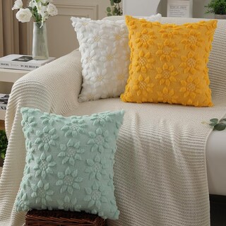 Foto 5 | Juego De 2 Fundas De Almohada Dfxsz Para Primavera Y Verano, 50 X 50 Cm, Color Amarillo - Venta Internacional.