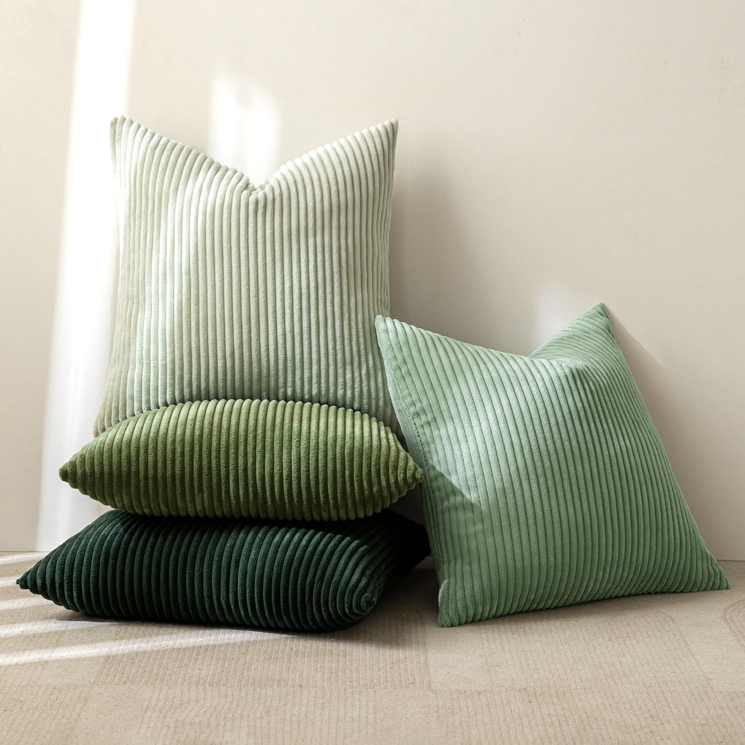 Foto 7 | Juego De 4 Fundas De Cojín Miulee Spring Boho Farmhouse - Venta Internacional.