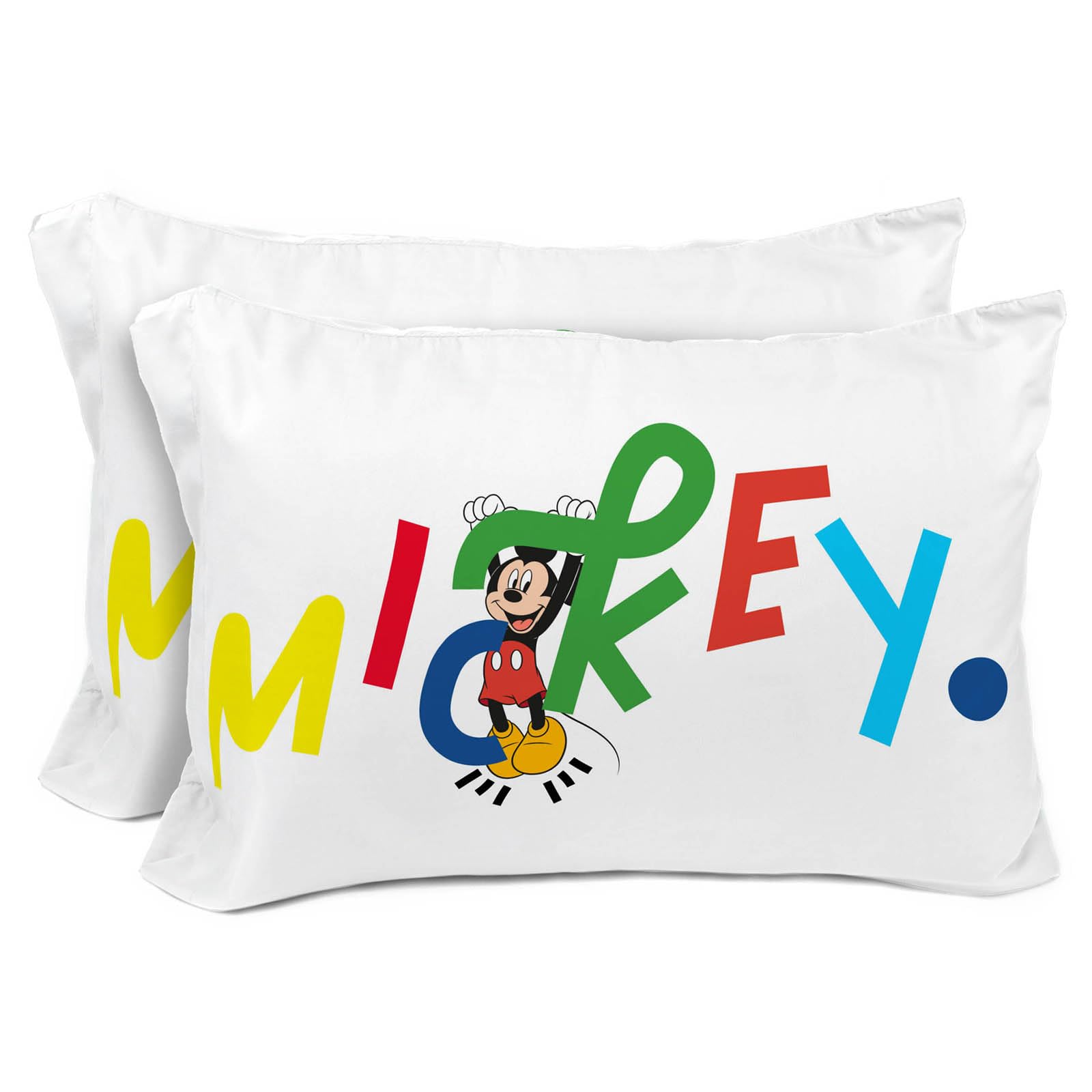 Foto 2 pulgar | Funda para Almohada Estándar Sunny Side Up Disney Mickey Mouse Reversible 2 Piezas - Venta Internacional