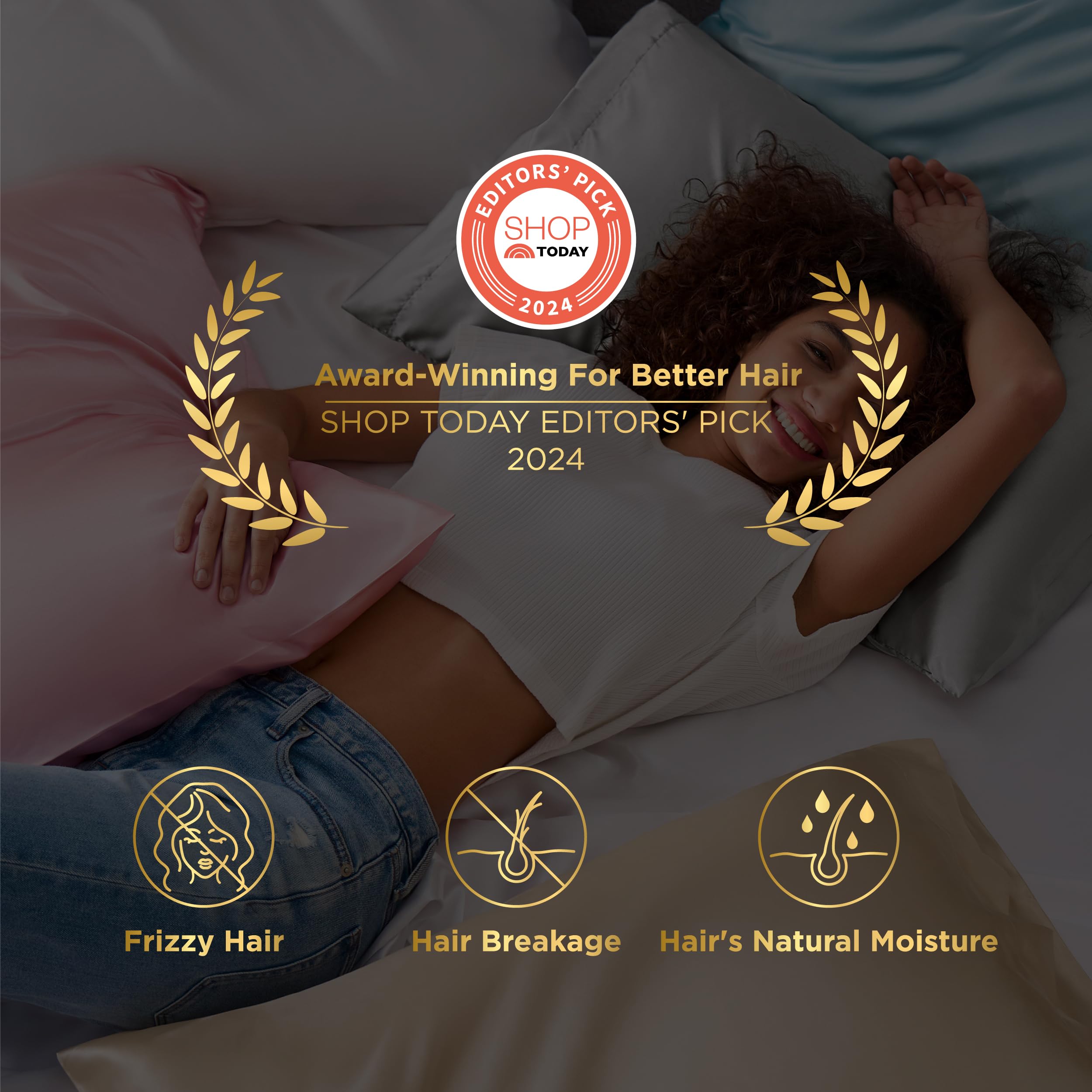 Foto 2 | Juego De 2 Fundas De Cama De Satén Para Cama, Tamaño Queen, Color Azul Marino - Venta Internacional.