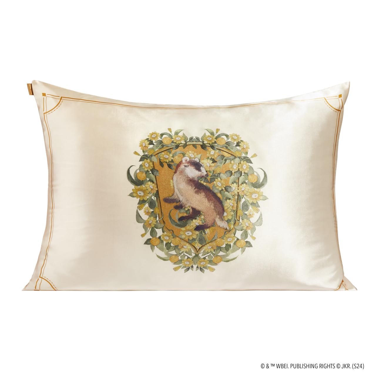 Foto 2 | Funda De Almohada Kitsch X Harry Potter Hufflepuff Satin Queen - Venta Internacional.
