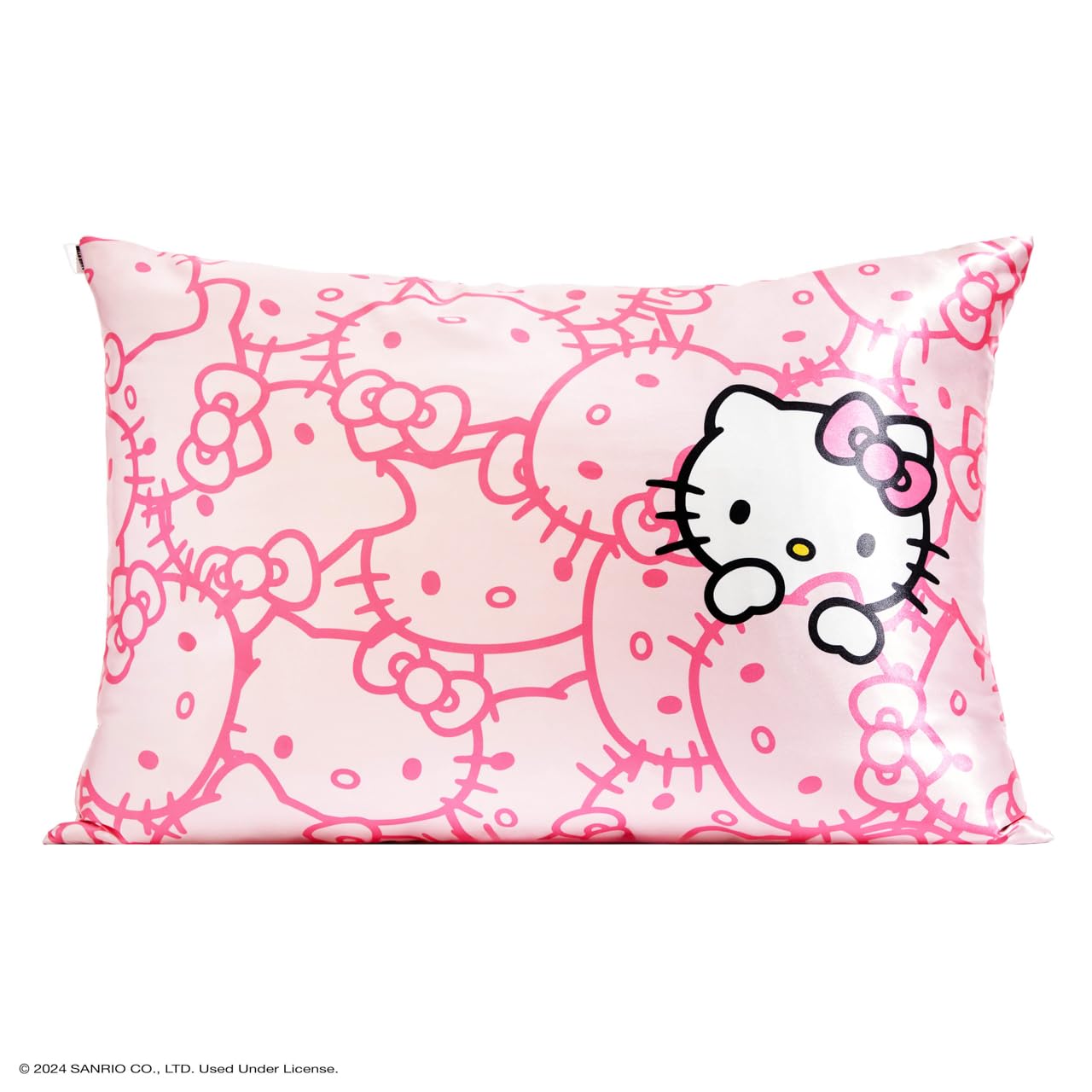 Foto 5 pulgar | Set De Fundas De Almohada Kitsch Hello Kitty Satinadas Con Coleteros - Venta Internacional.